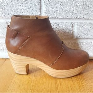 Coclico Tallis Clog Bootie Tequila Teak 36 EUC